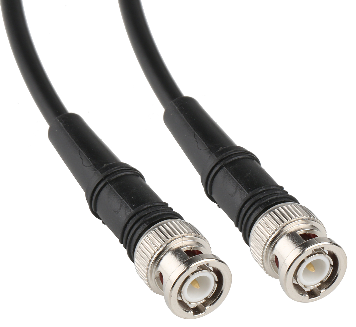 Atem BNC Series, 2 m, RG58C/U Coaxial Coaxial Cable 50 Ω, Black, Terminated