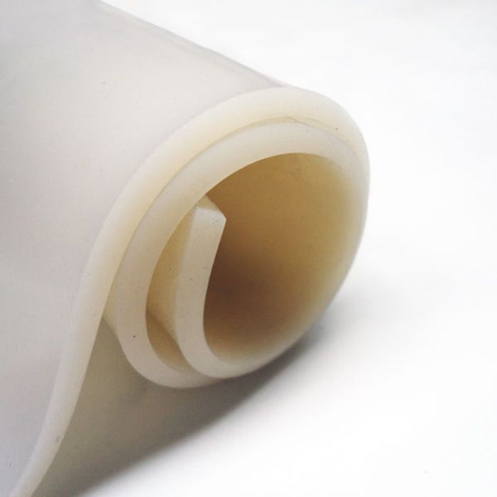 RS PRO White Silicone Rubber Sheet, 1 m x 1.2m x 1 mm, 10MPa, 80 °C