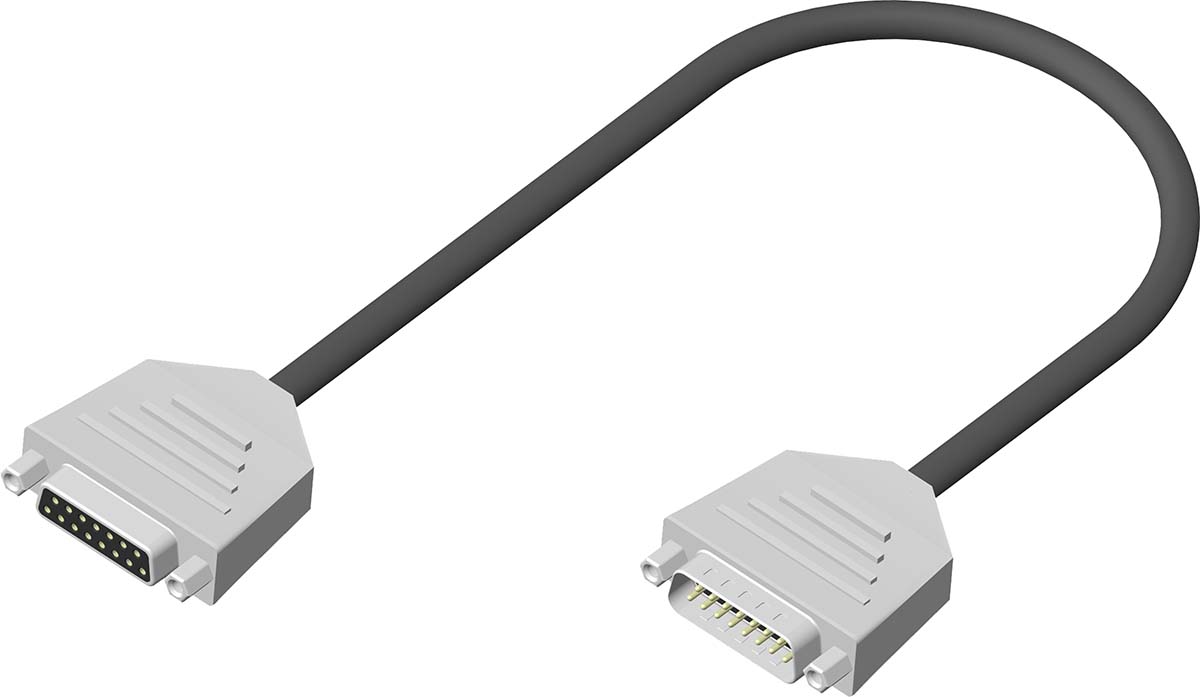 RS PRO D-Sub Adapter 15-Way D-Sub to Male Male 15 Way D-Sub Female Female