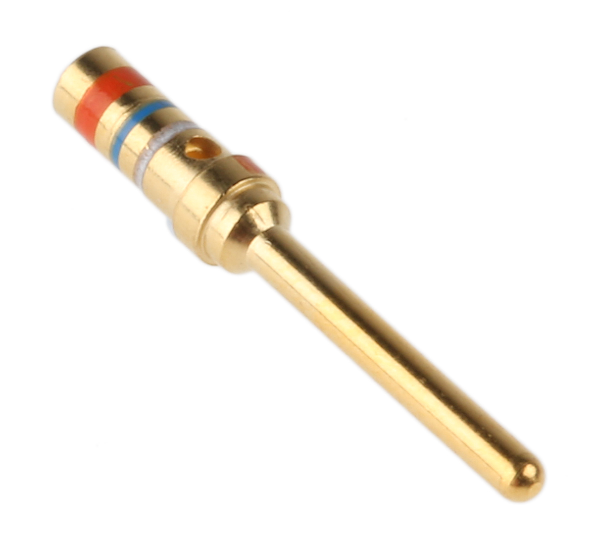 TE Connectivity, M39029/64-369 Series, size 20 Male Crimp D-Sub Connector Contact, Gold over Nickel Signal 24 AWG
