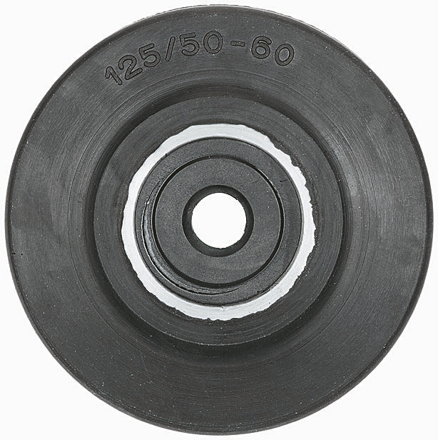 LAG Black, Silver Rubber Trolley Wheel, 220 kg