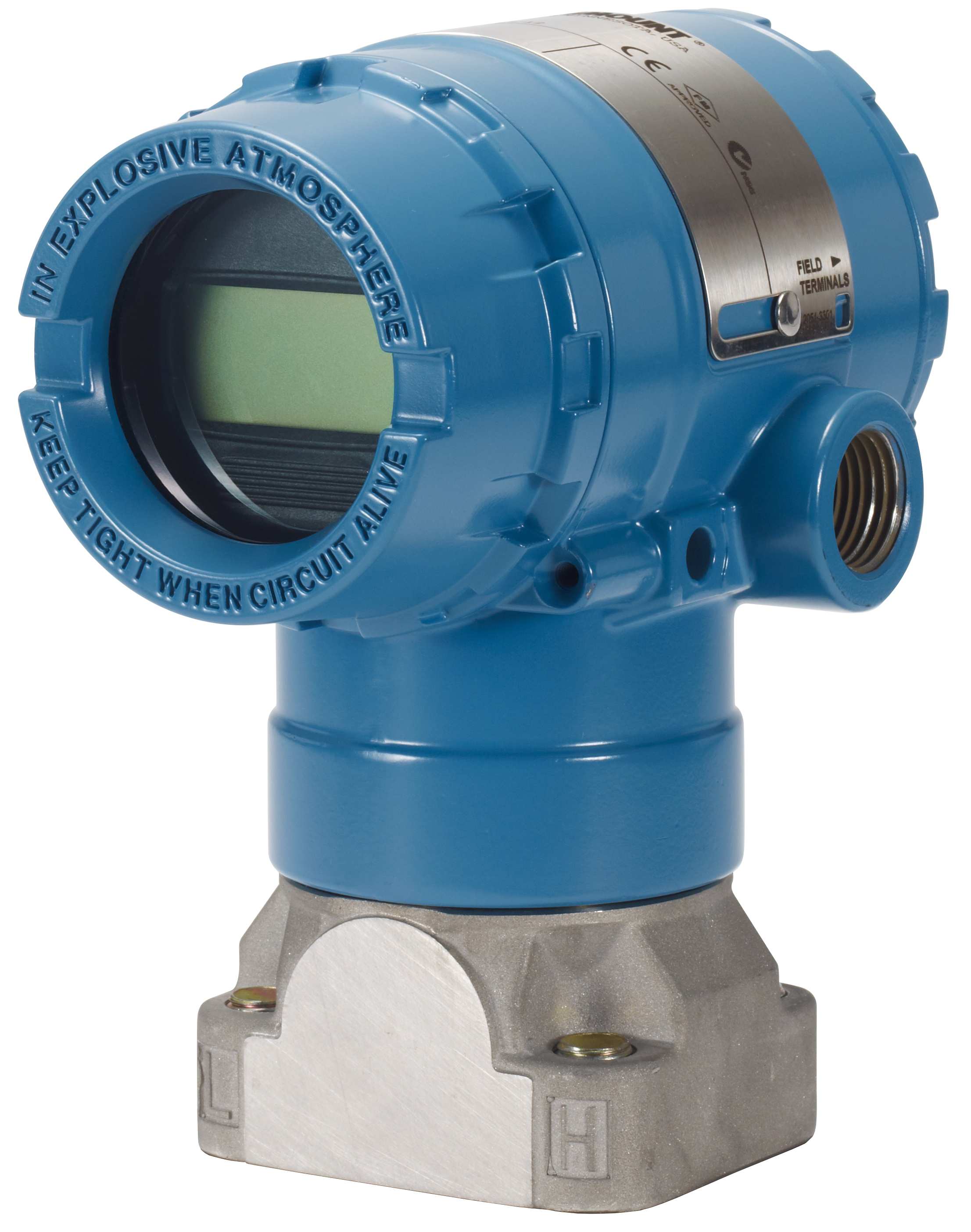 Rosemount 2051 Series Pressure Sensor, 4 to 20 mA Output -623 mbar 623 mbar, Absolute, Gauge, Differential Reading