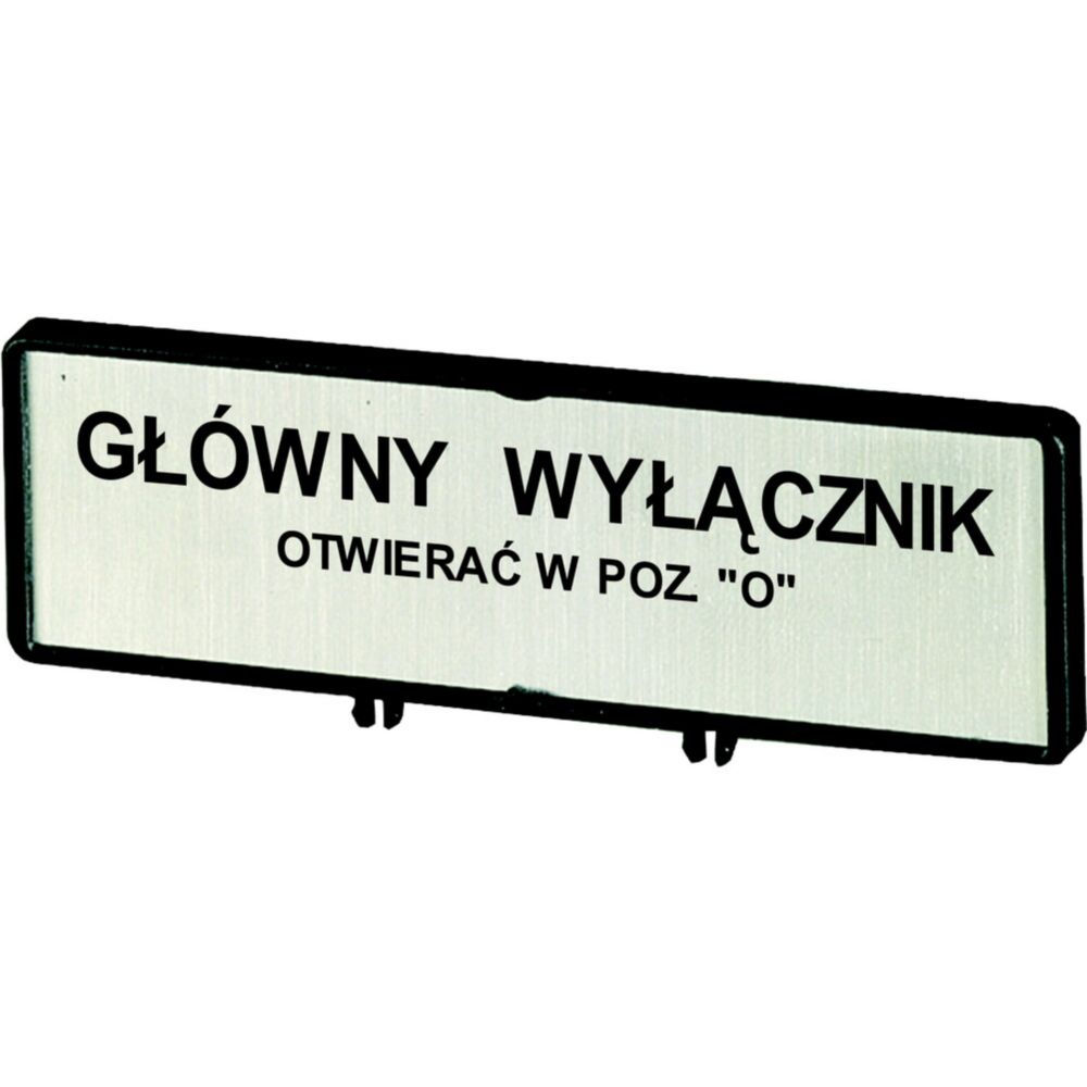 EatonLabel for Use with T5, T5B, P3, Pre-printed "Pack of 20, + Each, Emergency Stop, Emergency Switching Off, ARRET,
