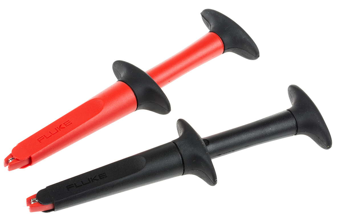 Fluke Crocodile Clip, Red, Black