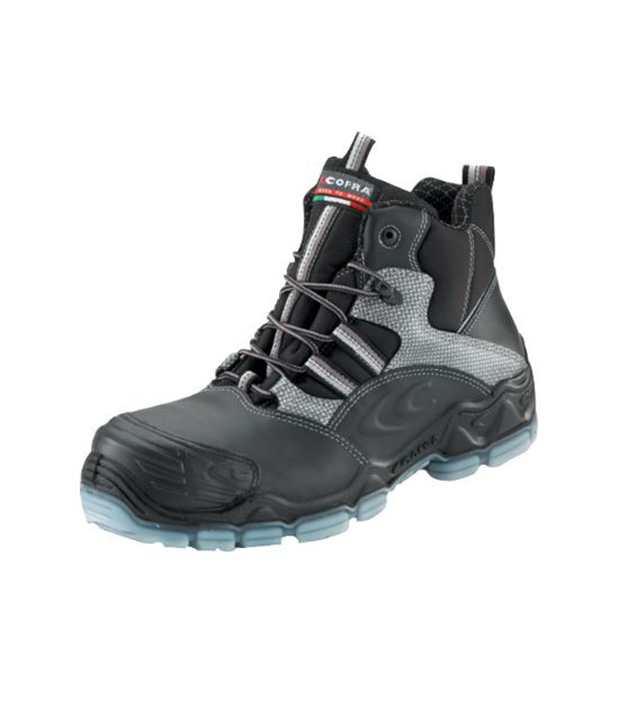 Cofra MODIGLIANI BLACK S3S CI SC FO SR Black Non-Metallic Toe Capped Safety Boots 6, EU 39 EN ISO 20345:2011