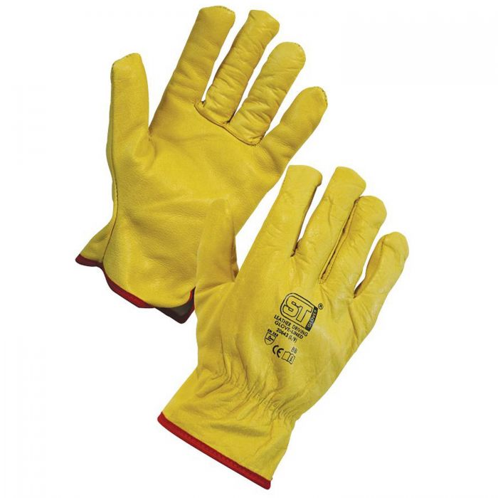 Supertouch Yellow Work Gloves 182 mm Abrasion Resistant, Cut Resistant, Tear Resistant