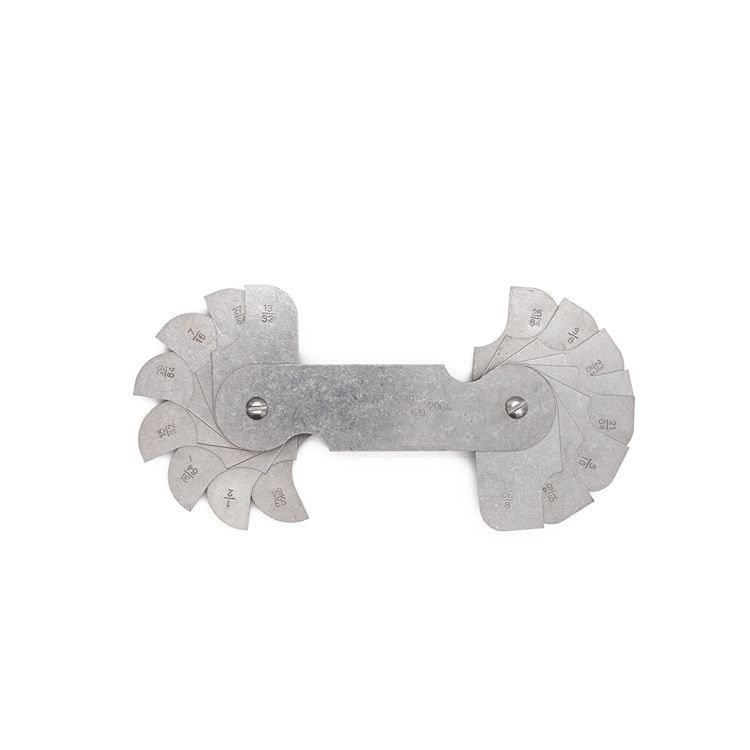 206a Moore & Wright Radius & Contour Gauge
