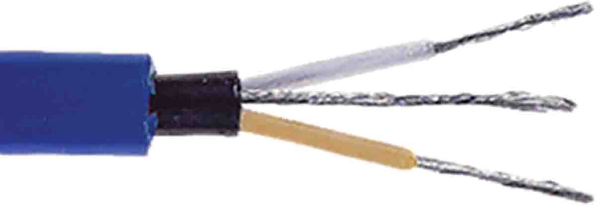 RS PRO 2 Core, 0.36 mm² CSA Screened, 6.6 mm OD, 100 m, Blue