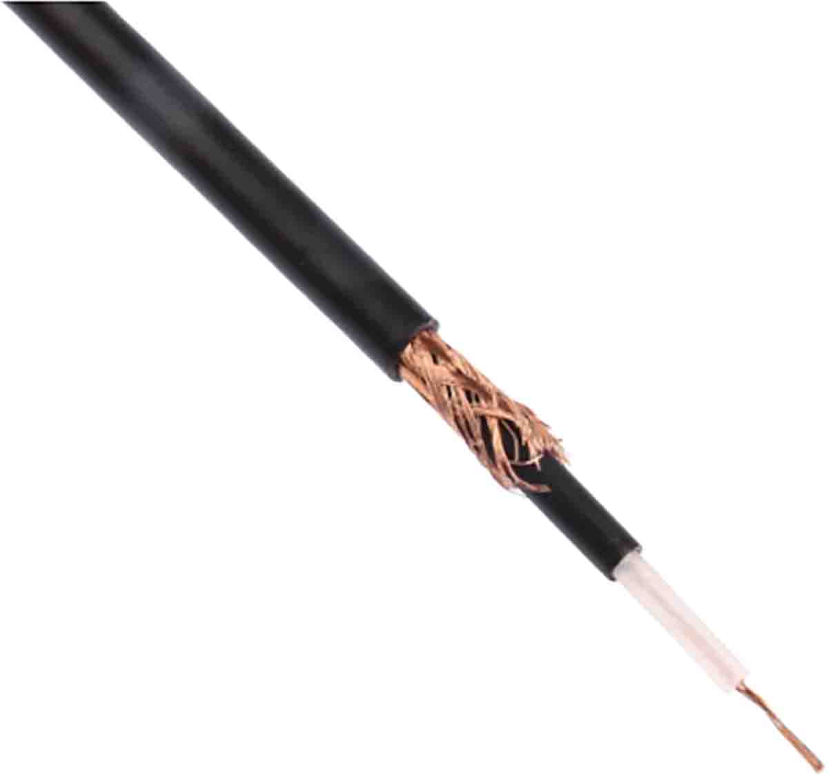 RS PRO 7, 25 m, Black Polyethylene