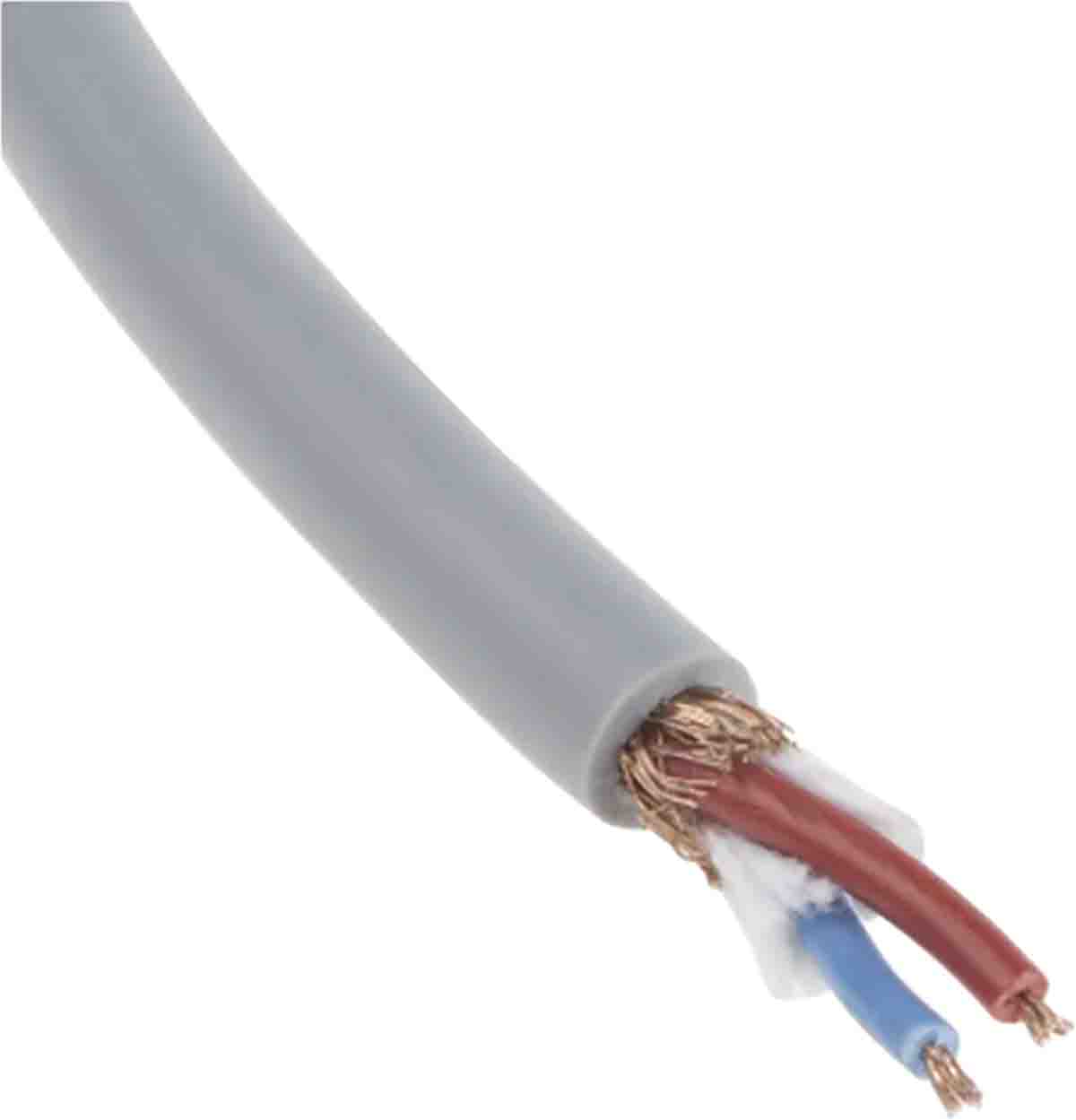 RS PRO 7, 100 m, Grey Polyvinyl Chloride