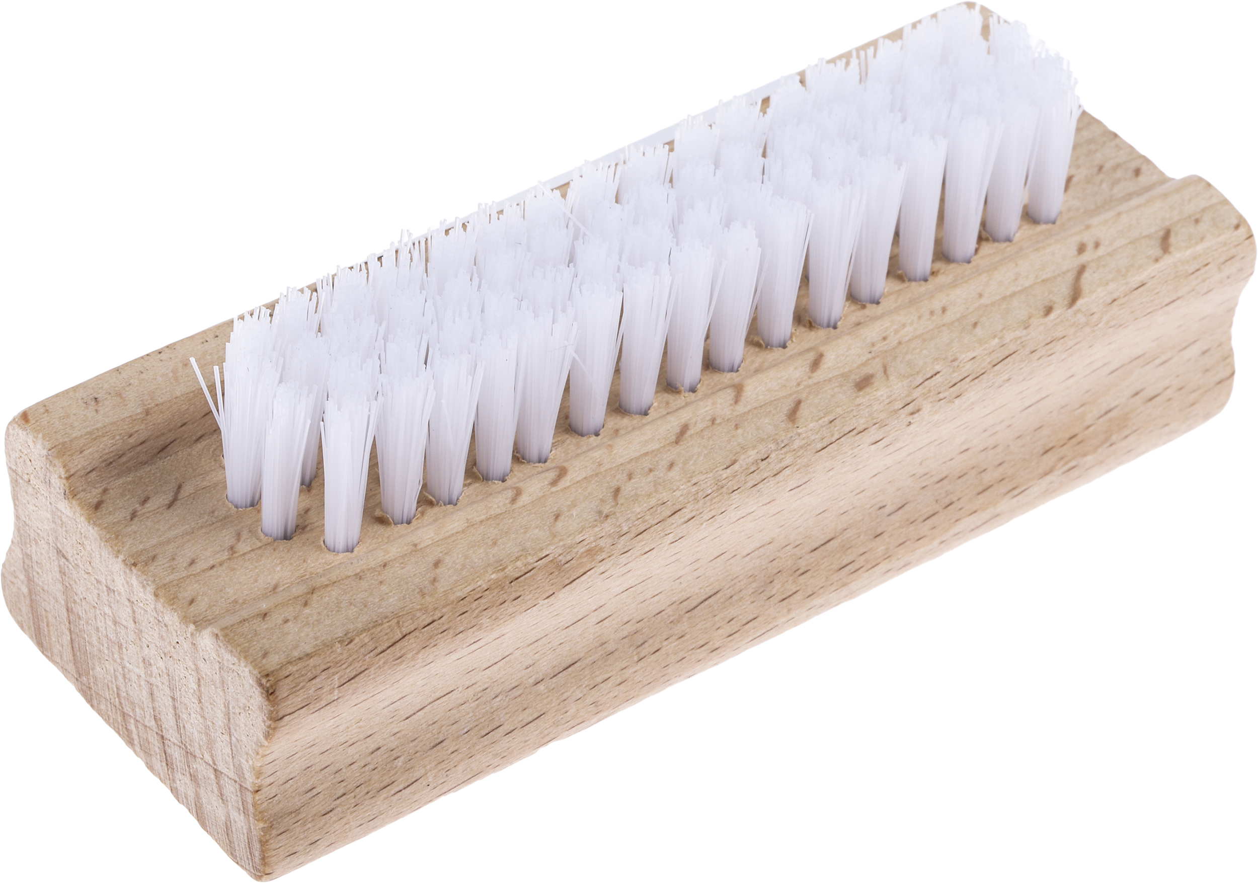 207-6560 Cottam Hard Bristle Beige Scrubbing Brush White, Nylon bristle material