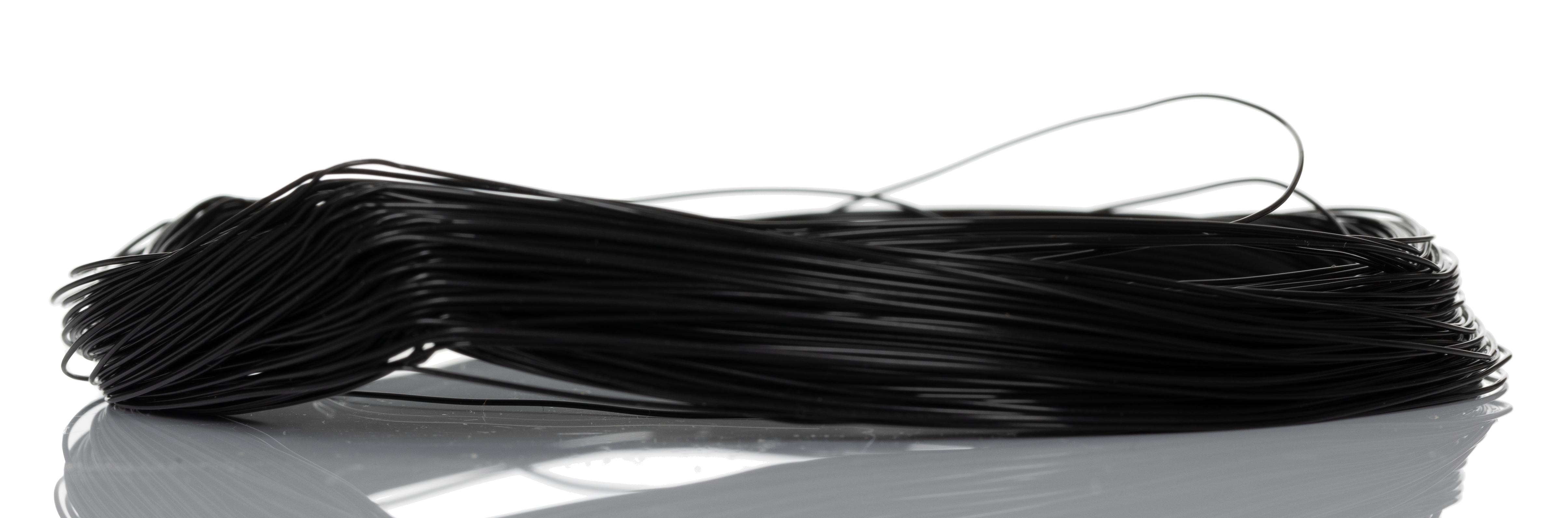 RS PRO RS PRO Series Black Hook Up Wire, 30 AWG, 1, 50 m, Ethylene Tetrafluoroethylene