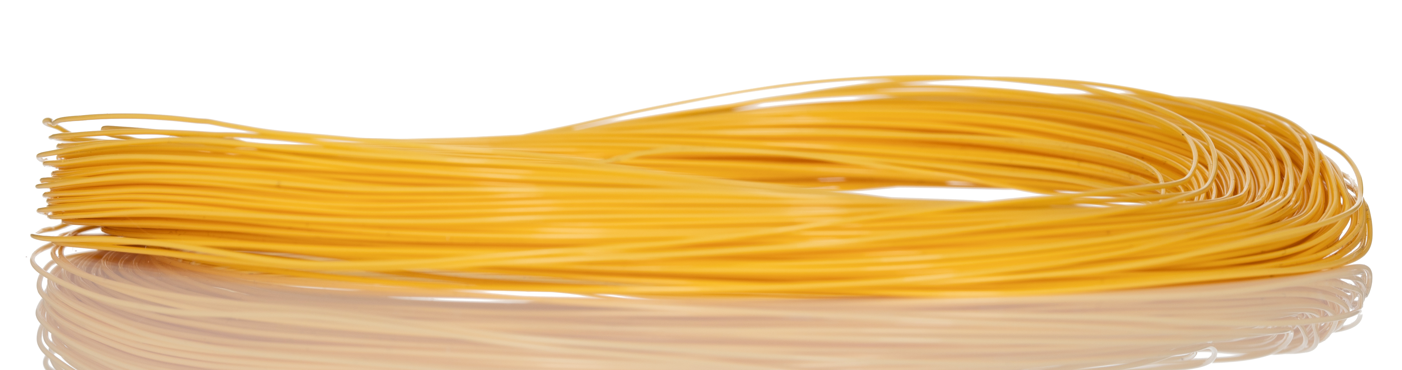 RS PRO RS PRO Series Yellow Hook Up Wire, 30 AWG, 1, 50 m, Ethylene Tetrafluoroethylene