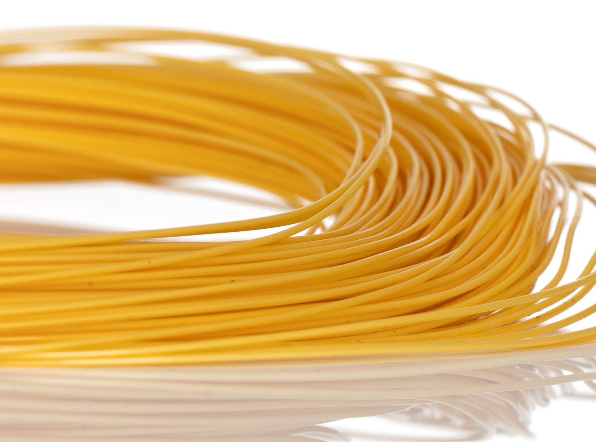 207-7143 RS PRO RS PRO Series Yellow Hook Up Wire, 30 AWG, 1, 50 m, Ethylene Tetrafluoroethylene