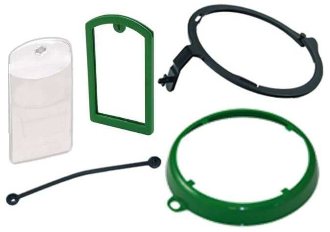 OilSafe Green 2 x 3.5 in Label Pockets/1 x Colour-Coded Label Pocket Frame/1 x Lockable Drum Ring/1 x Label Leash/1 x