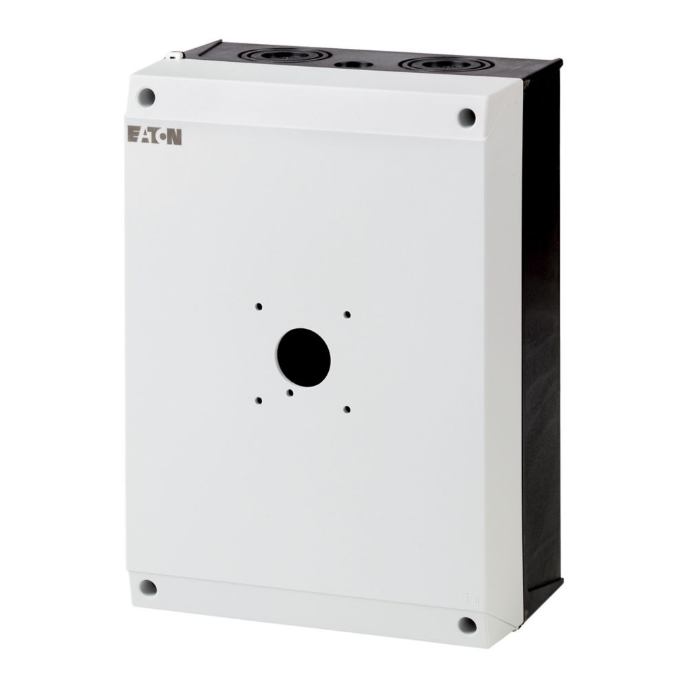 Eaton Black, White Plastic Eaton Moeller Control Station Enclosure - 1 Hole