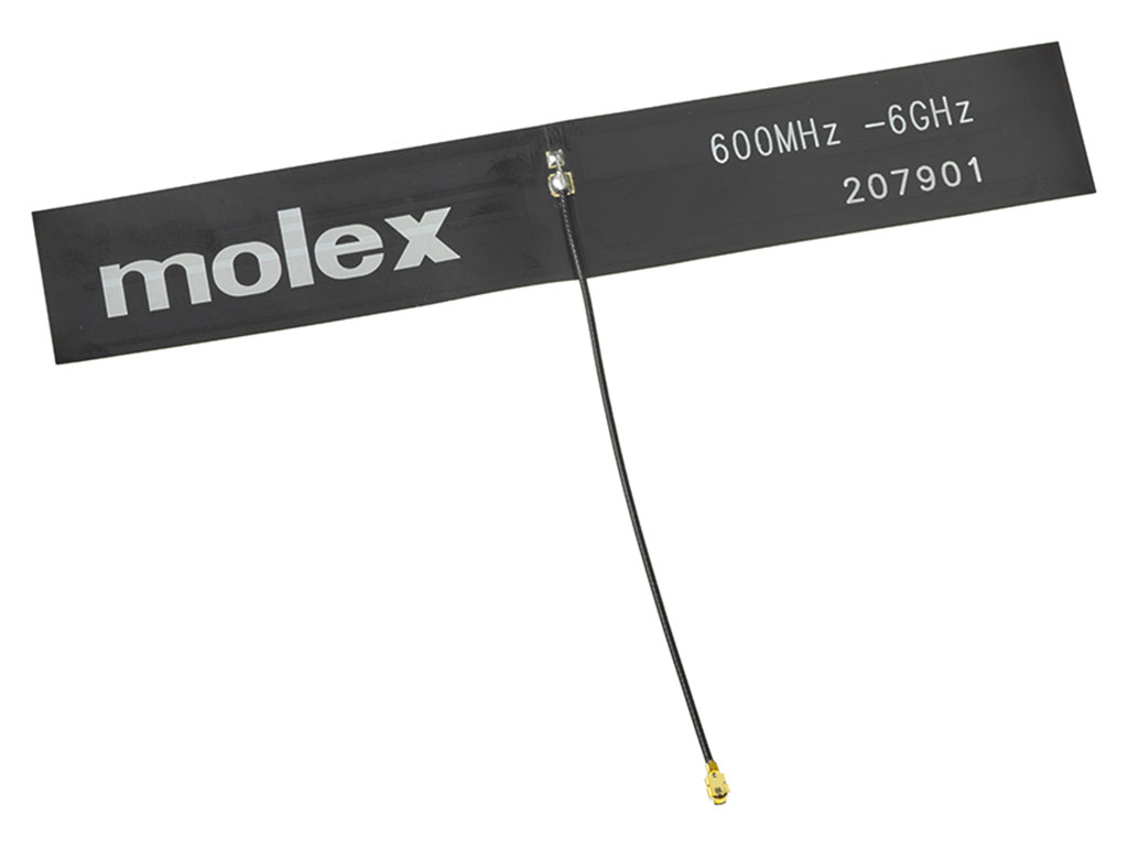 Molex Square Omni-Directional GSM & GPRS Antenna with Micro-Coaxial RF Connector