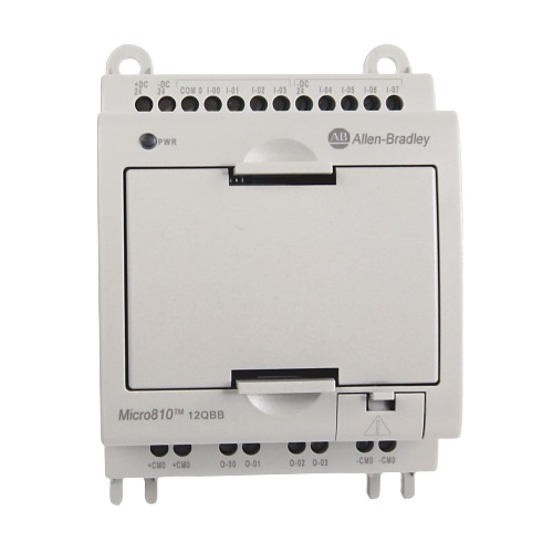 2080-lc10-12qbb Allen Bradley Micro810 Series PLC CPU, Analogue, Digital Output, 8-Input, Analogue Input