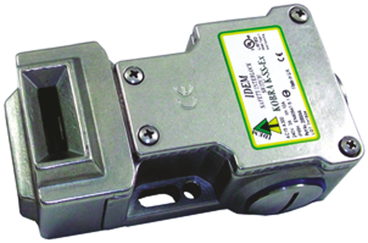 IDEM ATEX K-SS-Ex Safety Interlock Switch, Keyed Actuator Included, Stainless Steel, Keyed