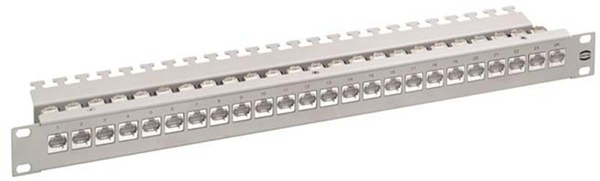 HARTING 2082400 Series 24 Port RJ45 RJ Patch Panel 1 U White