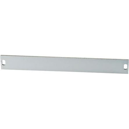 nVent SCHROFF Grey Aluminium Front Panel, 6 U, 6 HP, Shielded