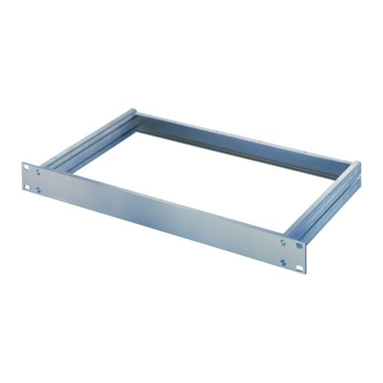 nVent SCHROFF MultipacPRO Series 1 U Aluminium Rack Mount Chassis, 400 mm Depth