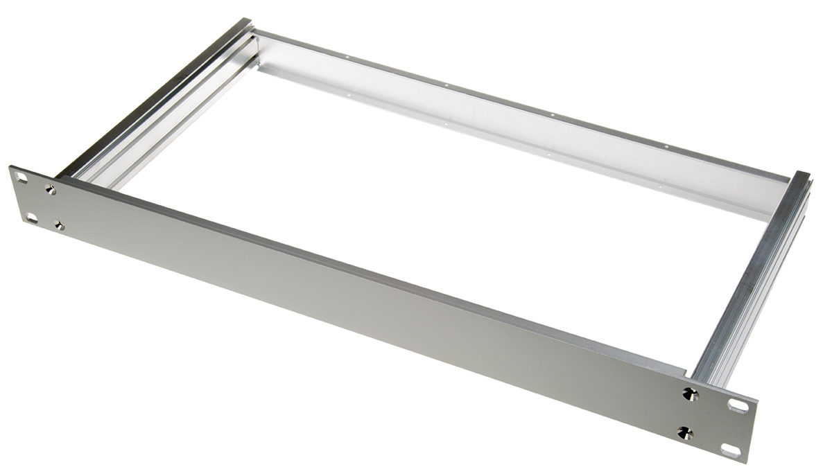 nVent SCHROFF Multipac Series 1 U Aluminium, Extruded Aluminium Sub Rack, 220 mm Depth