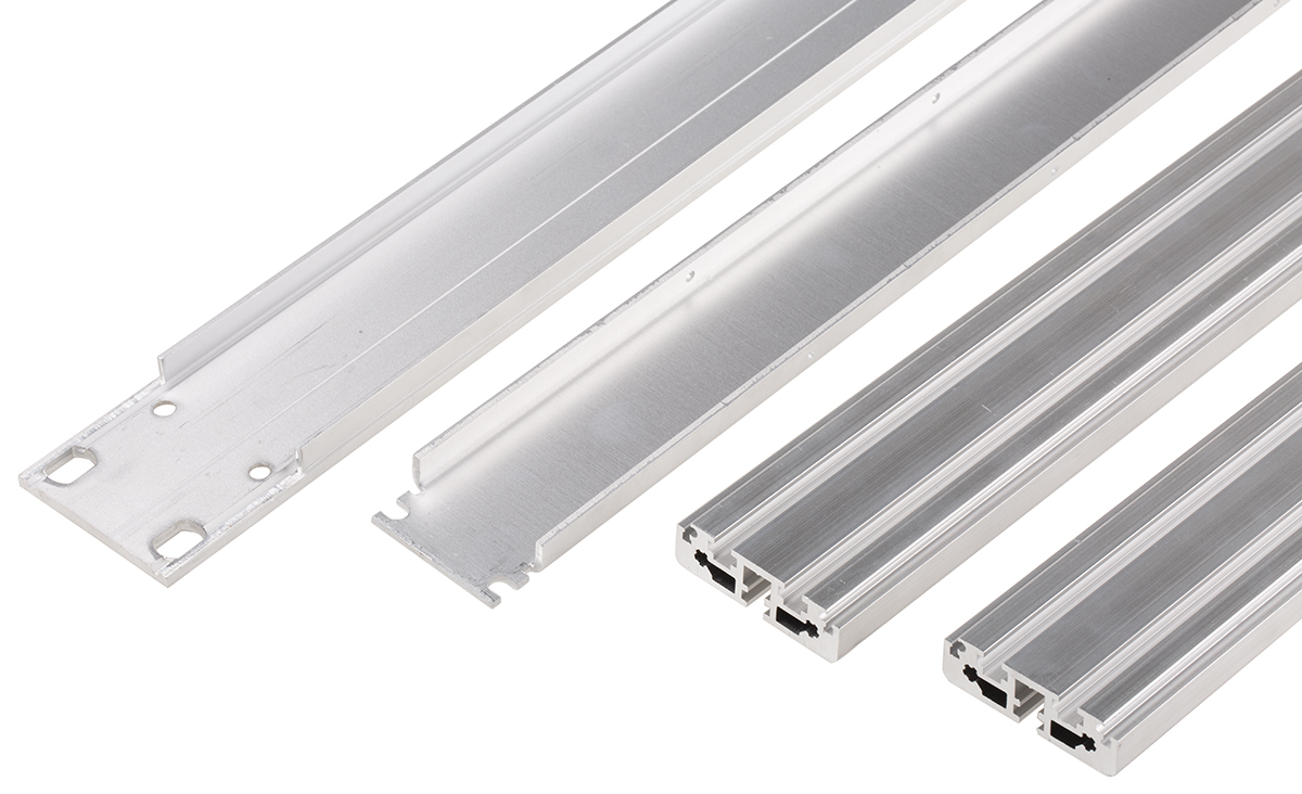 20860203 nVent SCHROFF Multipac Series 1 U Aluminium, Extruded Aluminium Sub Rack, 340 mm Depth