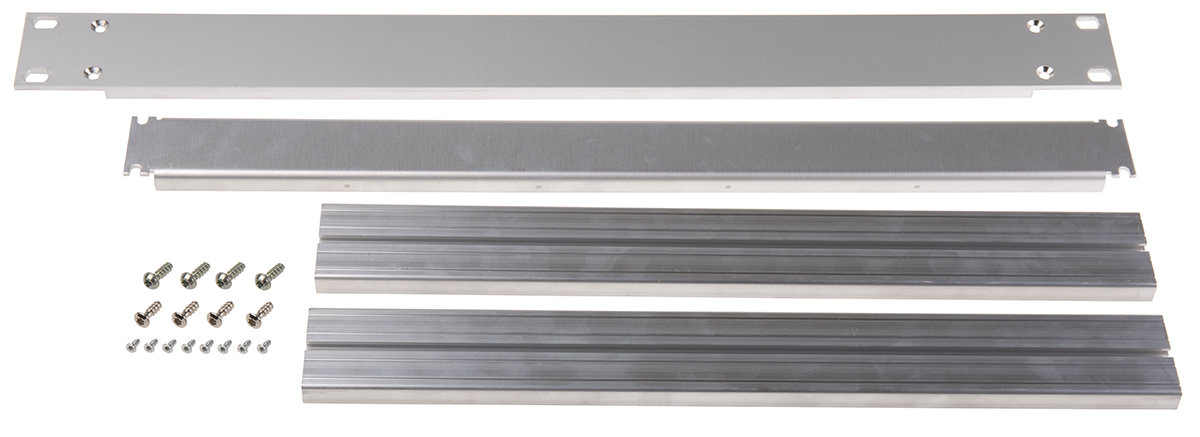20860203 nVent SCHROFF Multipac Series 1 U Aluminium, Extruded Aluminium Sub Rack, 340 mm Depth
