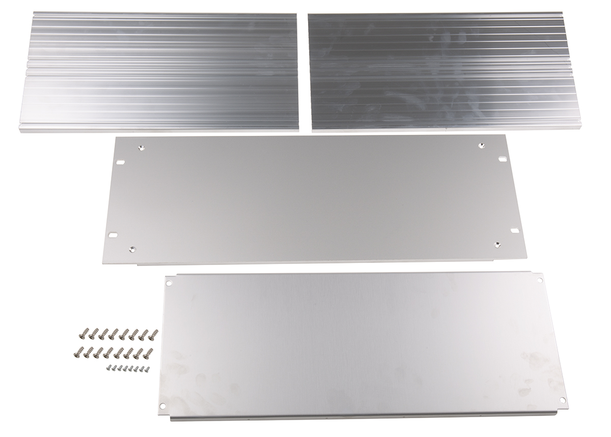 20860229 nVent SCHROFF MultipacPRO Series 4 U Aluminium Rack Mount Chassis, 84 HP, 340 mm Depth