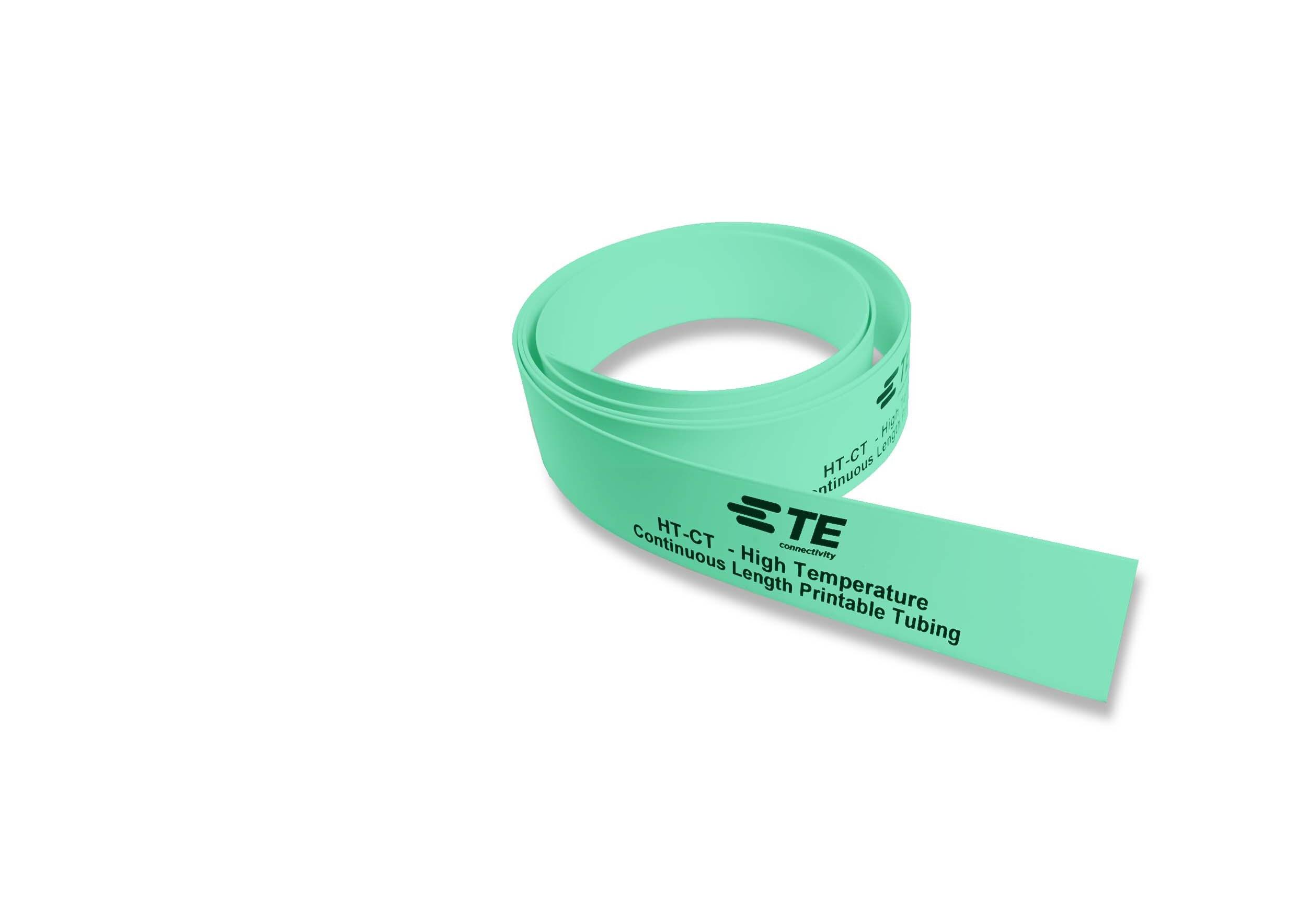 TE Connectivity Cross Linked Polyolefin Green Cable Sleeve, 50m Length, HT-CT Series