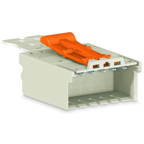 2091-1504002-000 WAGO 2091 Series Snap-in Pluggable Connector Male Cage Clamp, 4-Pole, 10A, 4-Way