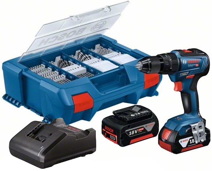 Bosch GSB 18V Cordless Combi Drill Li-Ion, Euro Plug