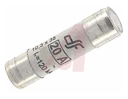 Altech 20A T Ceramic Cartridge Fuse, 10 x 38 mm