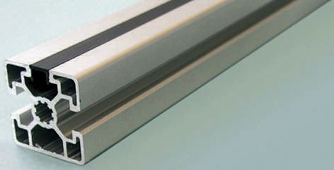r987172653 Bosch Rexroth Black Polyvinyl Chloride Cover Strip, 10 mm Groove Size, 2 m Length