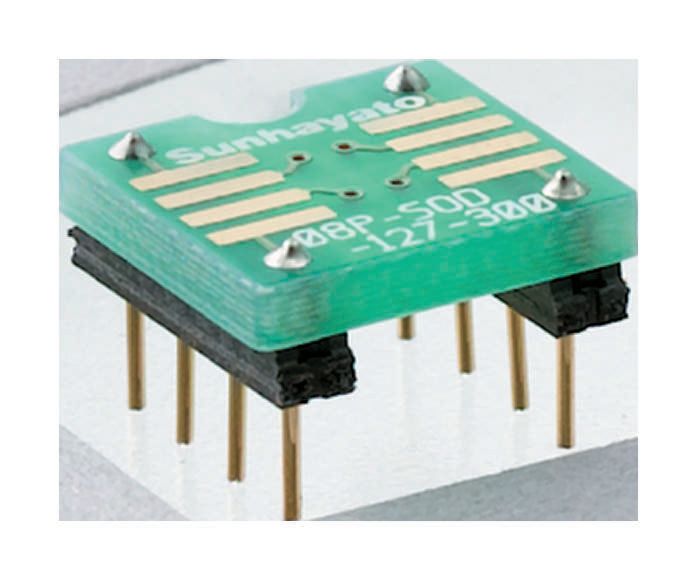 Sunhayato Straight Surface Mount Mount 0.65 mm Pitch IC Socket Adapter, DIP to SOP