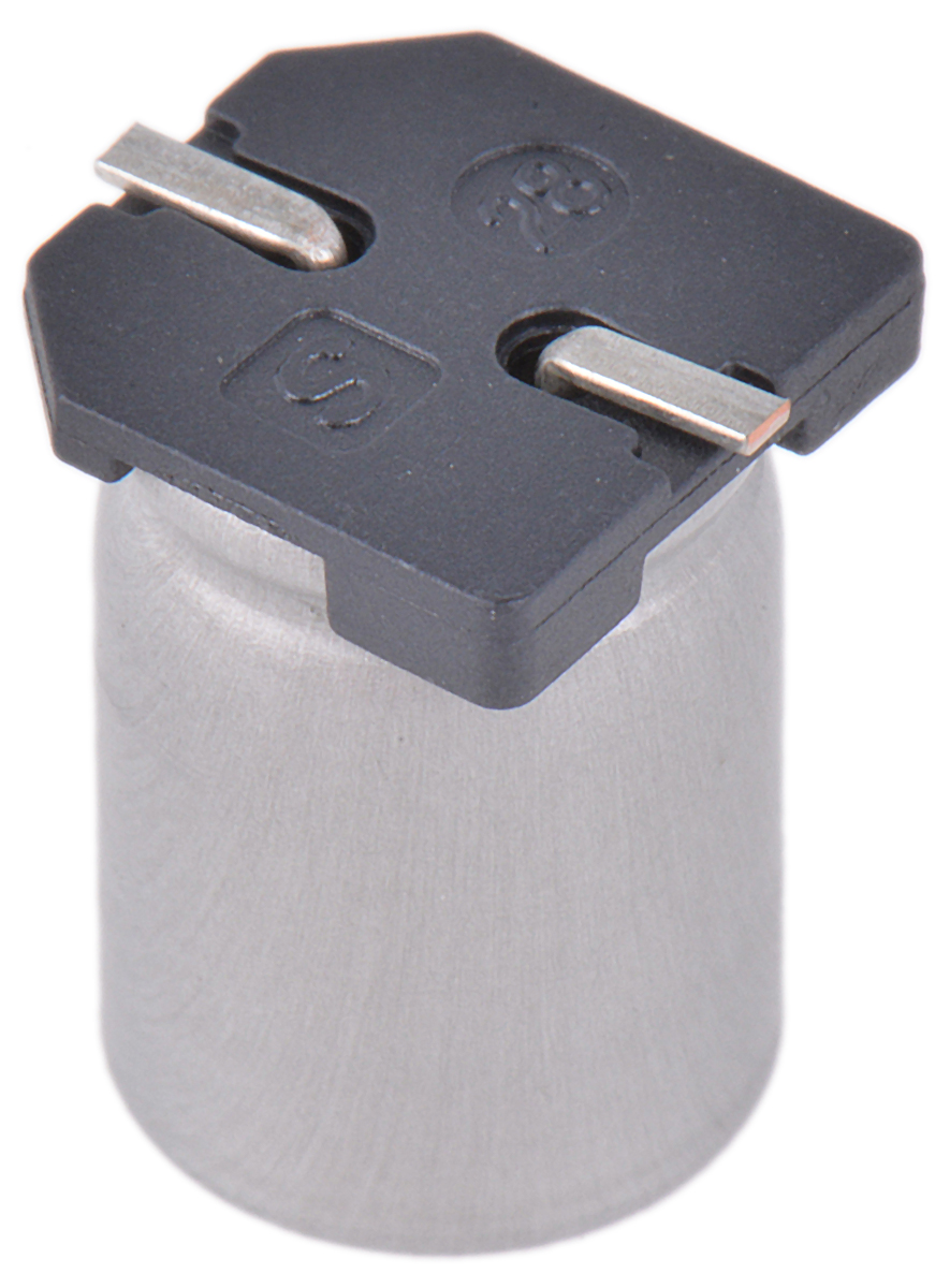 20svpf390m Panasonic 390 μF Surface Polymer Capacitor, 20V dc