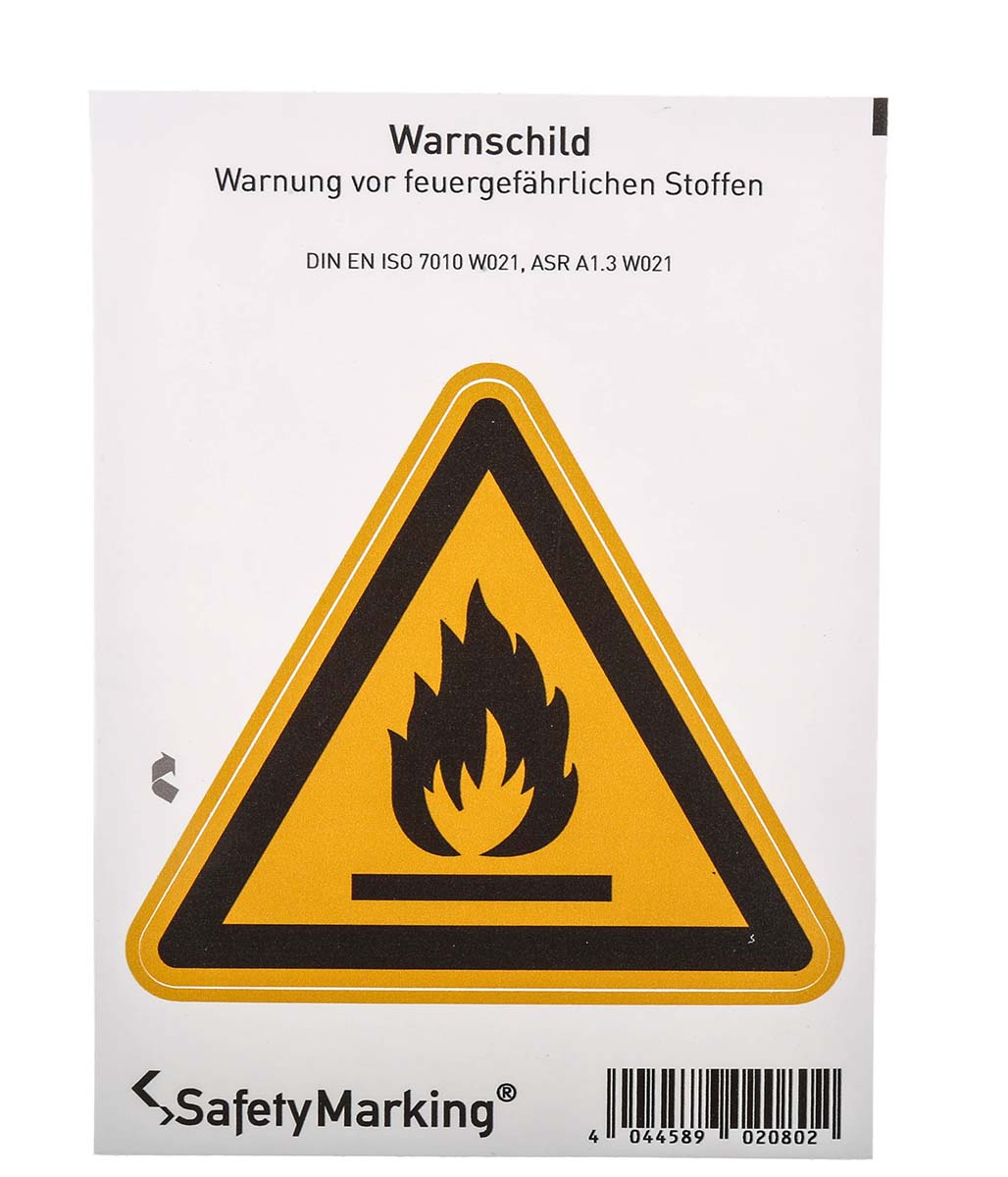 Wolk Self-Adhesive Label Hazard Warning Sign