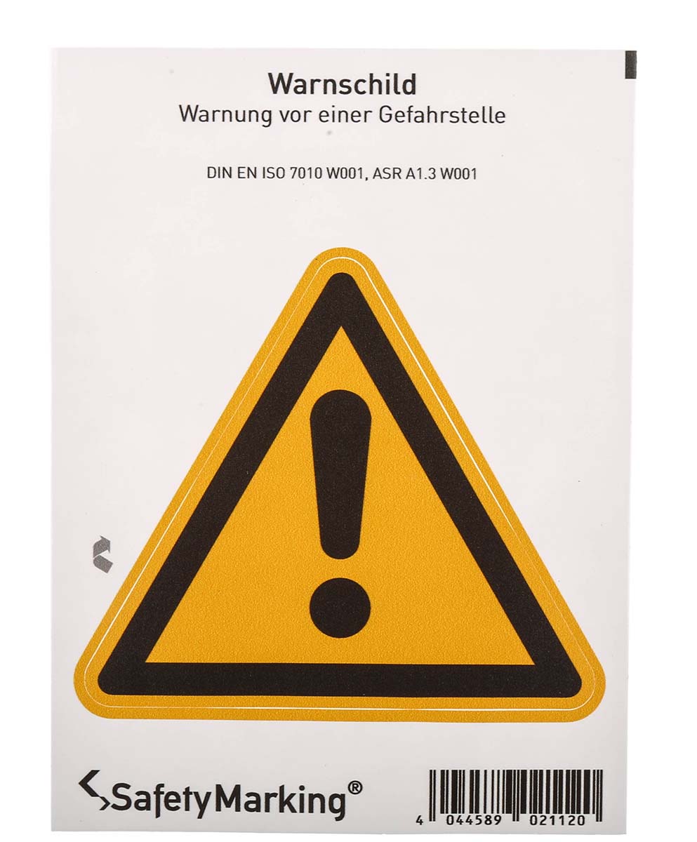 Wolk Self-Adhesive Label Hazard Warning Sign