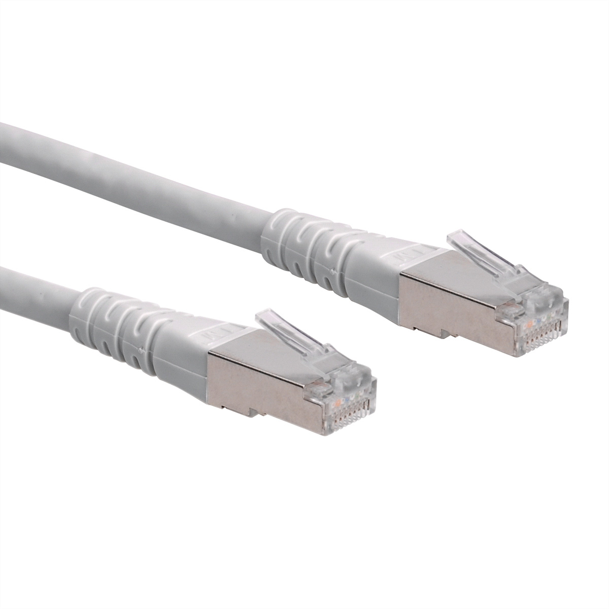 Roline 21.15, 5 m Cat6 Ethernet Cable, Grey, S/FTP Screened Polyvinyl Chloride Sheath