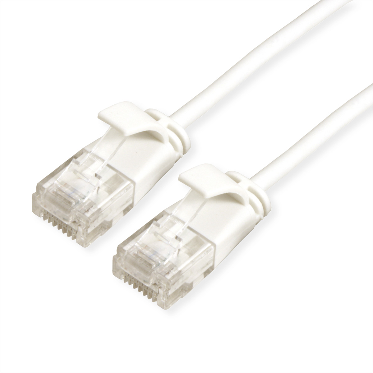 Roline 21.15, 3 m Cat6a Ethernet Cable, White, Unshielded 8 Low Smoke Zero Halogen Sheath