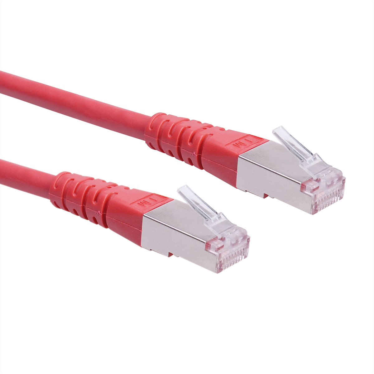 Roline 21.15, 300 mm Cat6 Ethernet Cable, Red, S/FTP Screened Polyvinyl Chloride Sheath
