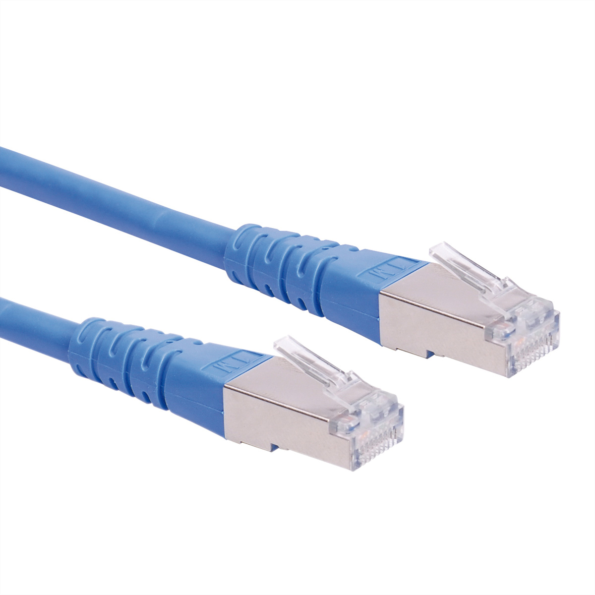 Roline 21.15, 2 m Cat6 Ethernet Cable, Blue, S/FTP Screened Polyvinyl Chloride Sheath