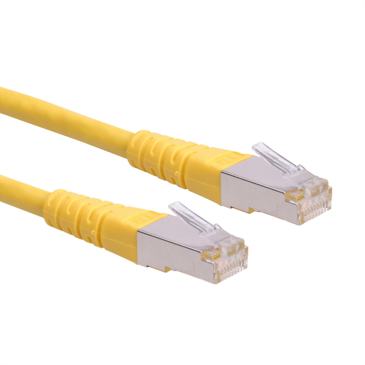 Roline 21.15, 5 m Cat6 Ethernet Cable, Yellow, S/FTP Screened Polyvinyl Chloride Sheath