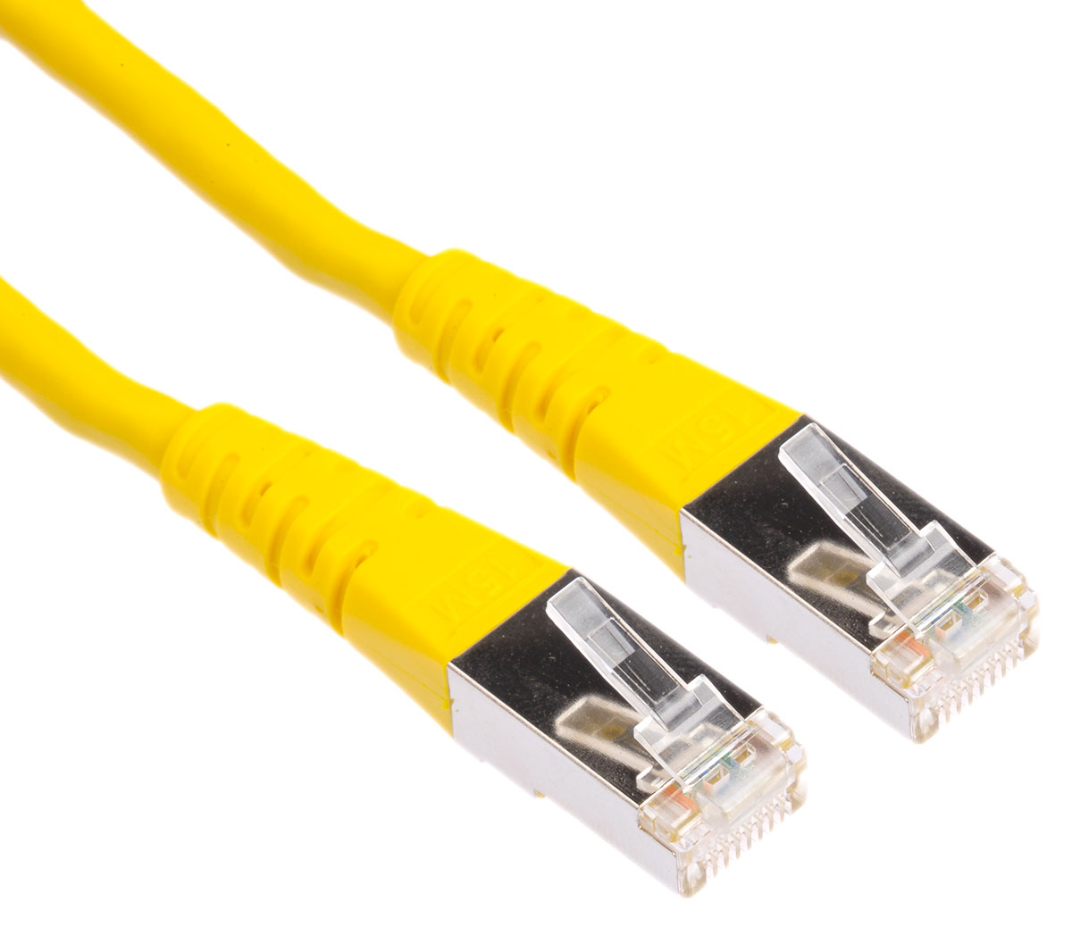 Roline ROLINE, 15 m Cat6 Ethernet Cable, Yellow, Shielded 8 Screened Polyvinyl Chloride Sheath