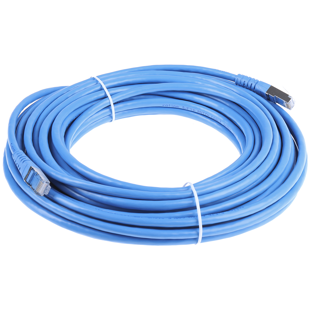 21151394-30 Roline 21.15, 15 m Cat6 Ethernet Cable, Blue, Shielded 8 Polyvinyl Chloride Sheath