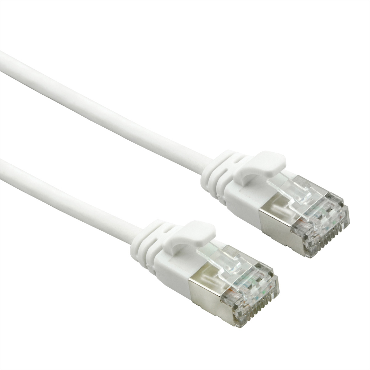 Roline 21.15, 3 m Cat7 Ethernet Cable, White, U/FTP 8 Low Smoke Zero Halogen Sheath