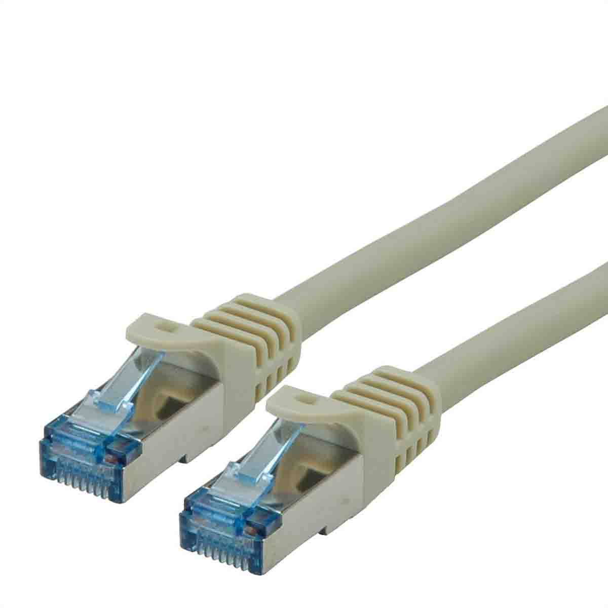 Roline, 20 m Cat6a Ethernet Cable, Grey, Shielded 8 Screened Low Smoke Zero Halogen Sheath