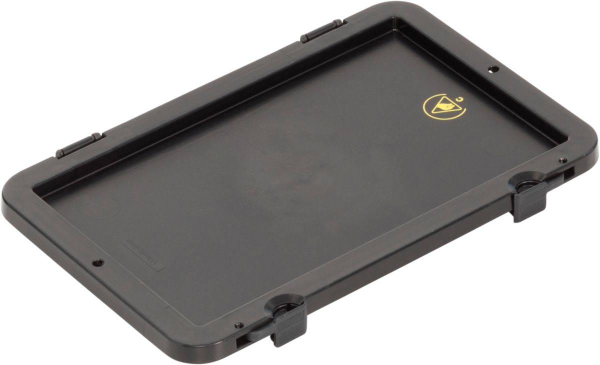 EUROSTAT Conductive Polypropylene ESD Box Lid 300 mm (L) 200mm (W) 200 mm (H)