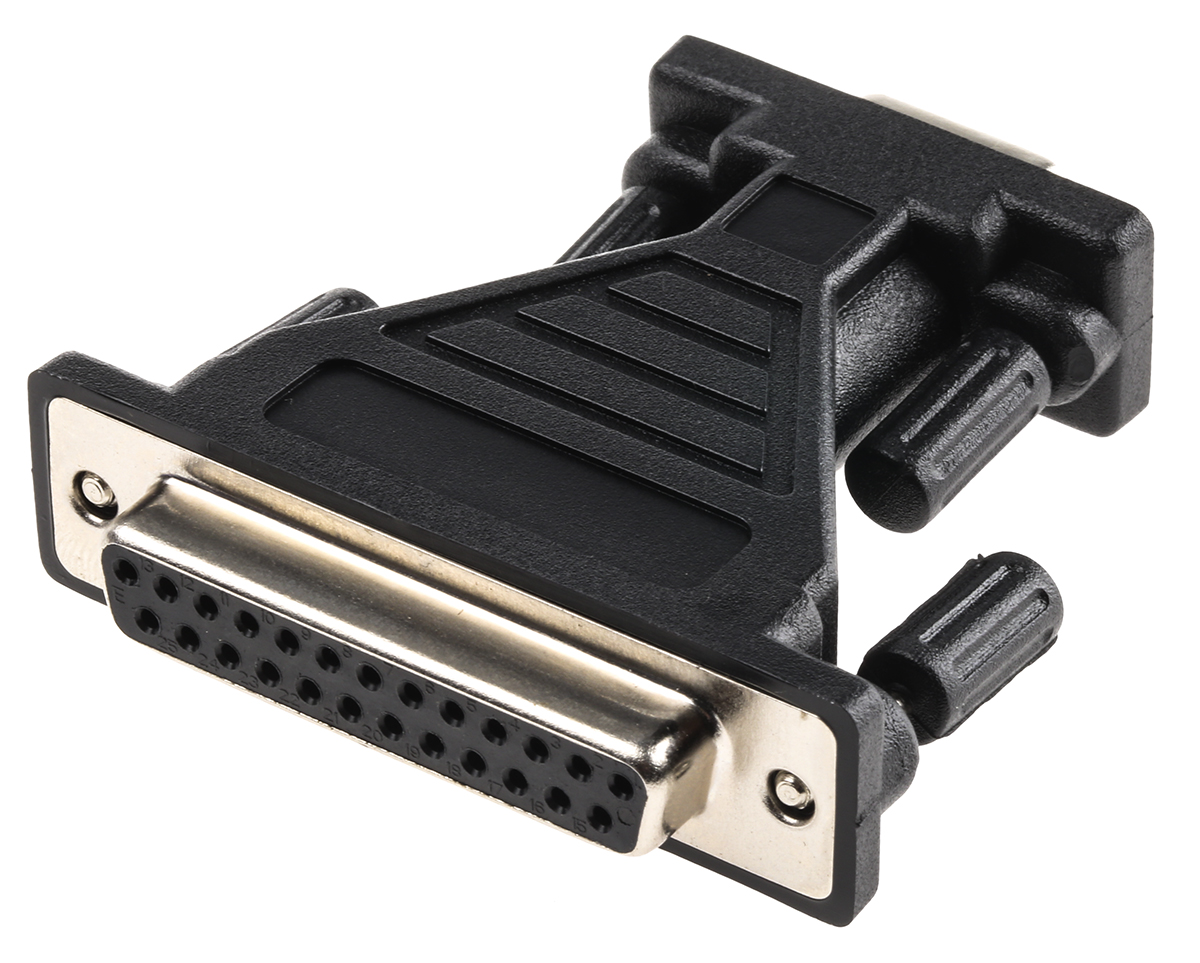 RS PRO D-Sub Adapter 9-Way D-Sub to Female Female 25 Way D-Sub Female Female